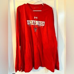 Under Armour Red Texas Tech Long Sleeve Shirt